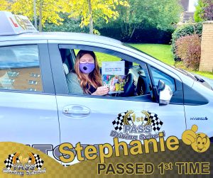 Stephanie Passed with 1st Pass Driving School Renfrewshire